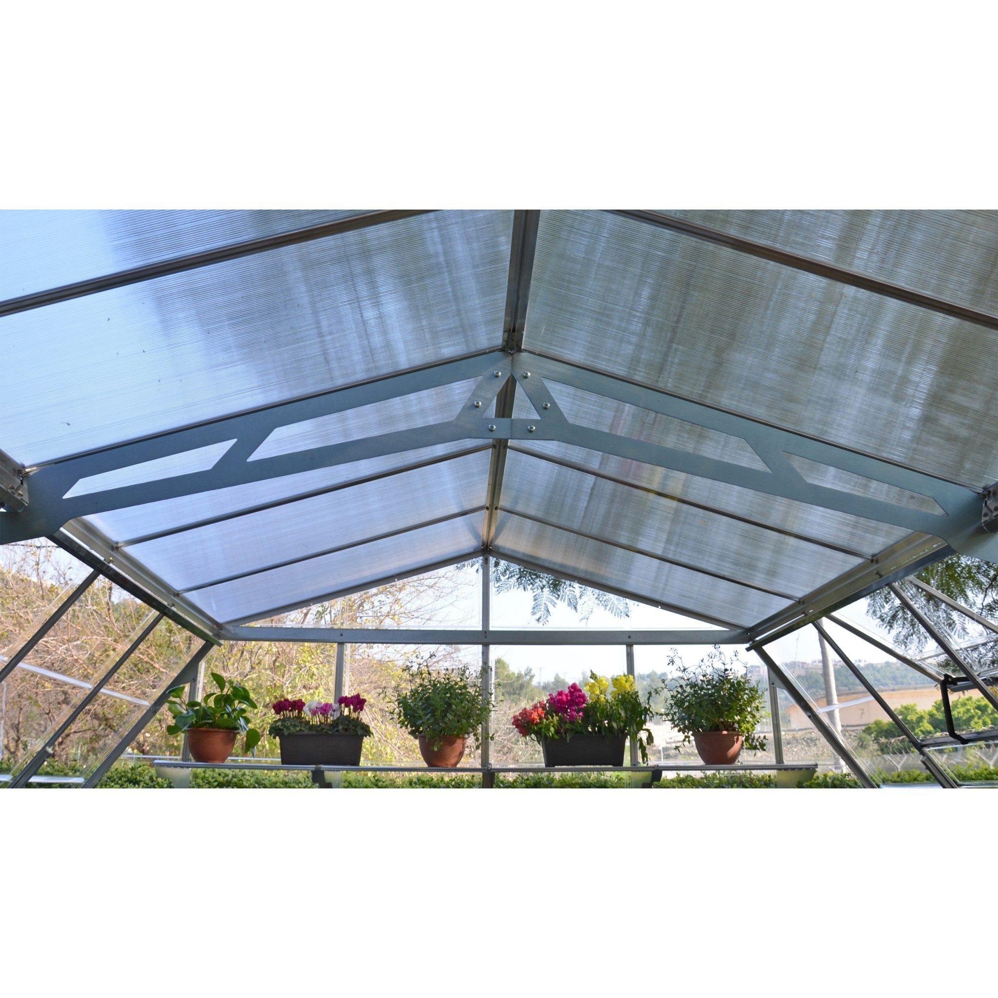 Garden Igloo Palram Canopia 12x12 Ft Americana Greenhouse Kit With 0.8mm Poly carbonate Glazing HG5212