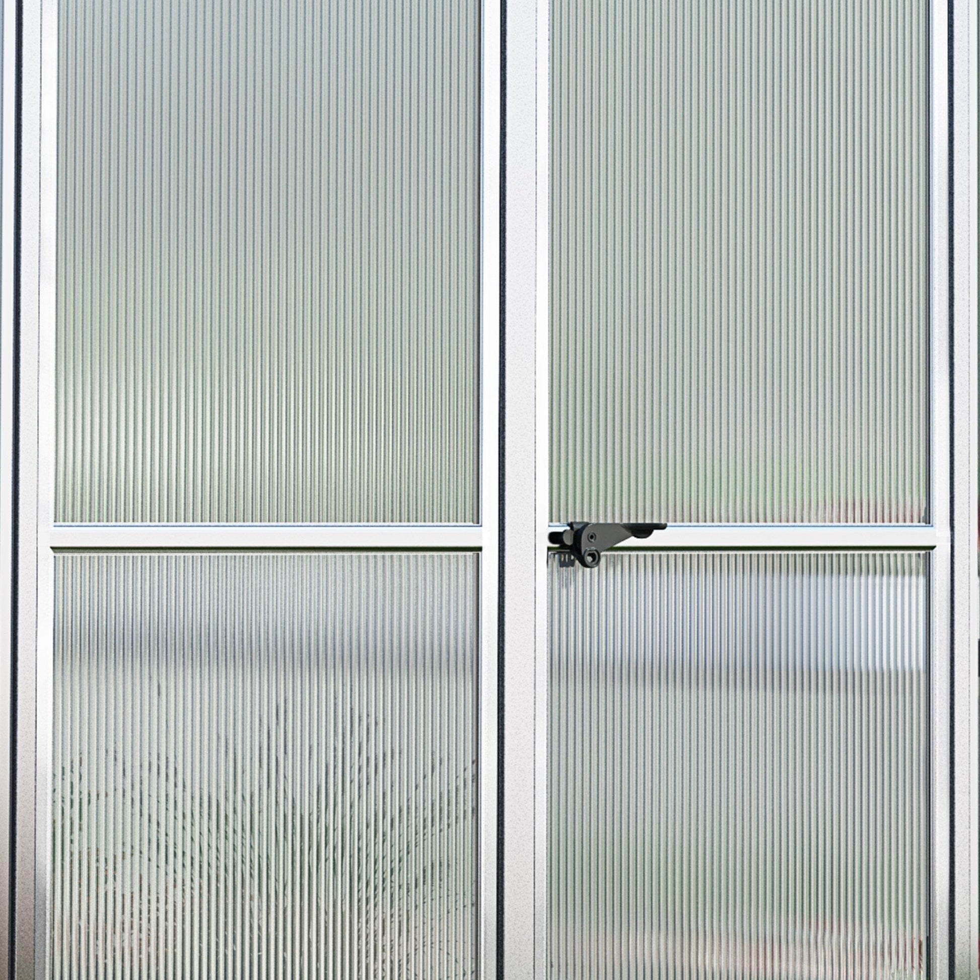 Palram Canopia | Bella Greenhouse 8 Ft Wide - Silver With 6mm Twin-wall Polycarbonate Glazing - HG5408