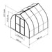 Garden Igloo Palram Canopia Bella Greenhouse 8 Ft Wide - Silver With 6mm Twin-wall Poly-carbonate Glazing