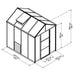 Palram Canopia | 6x8 Ft Glory Greenhouse Kit Gray With 10mm Twin-wall Polycarbonate Glazing - HG6608