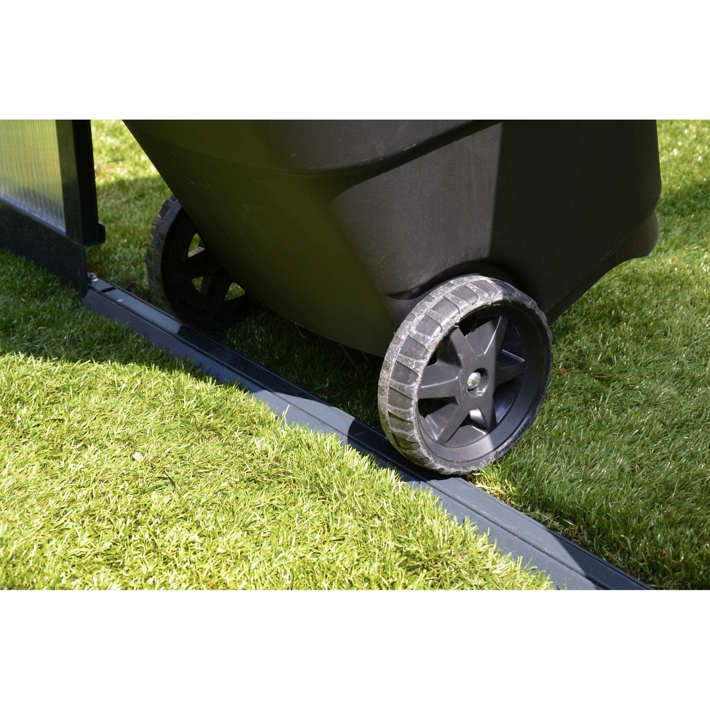 Palram - Canopia | Glory Premium Greenhouse Kit 8 Ft Wide - Gray With 10mm Twin-wall Polycarbonate Glazing - HG5608