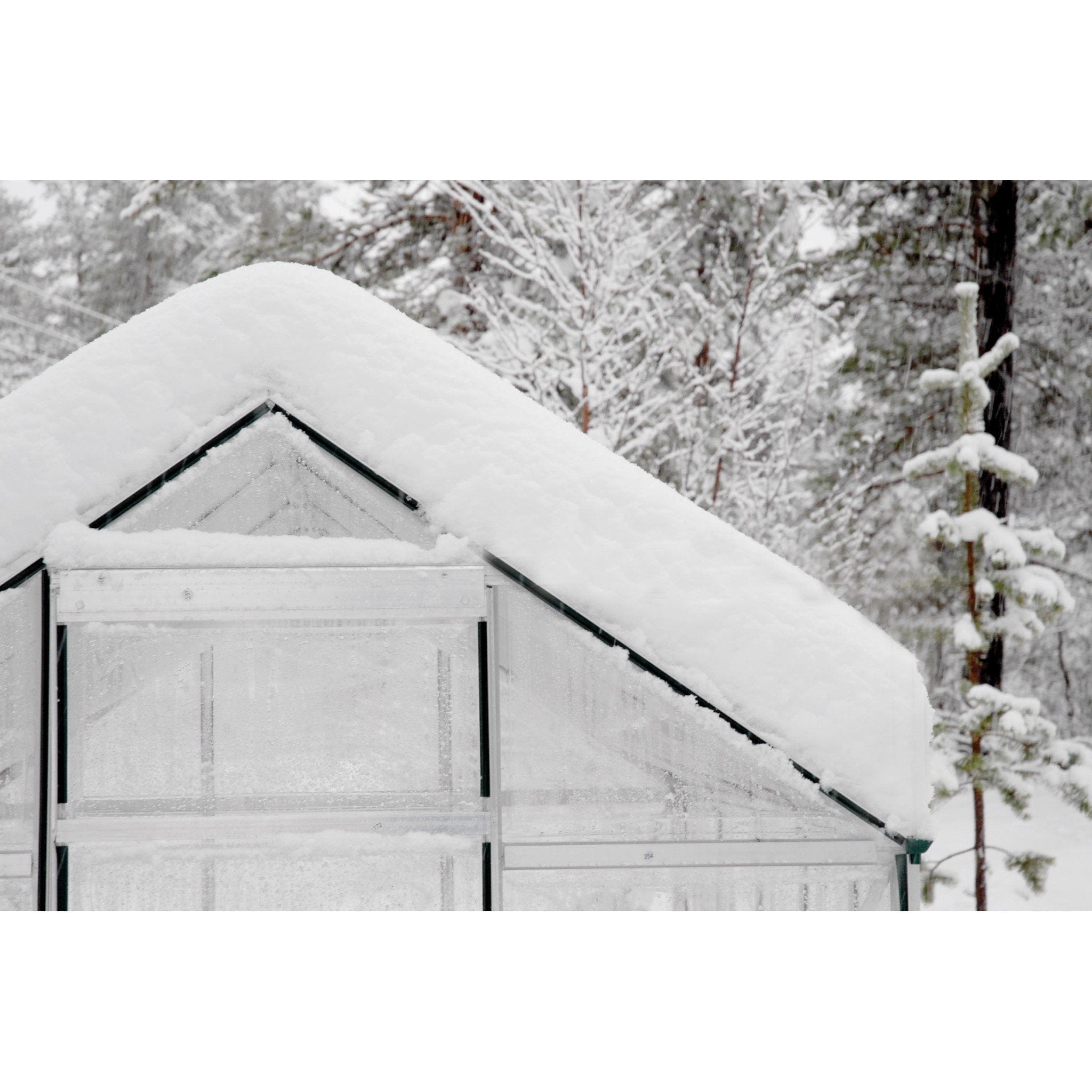 Garden Igloo Palram Canopia 6X8 ft Hybrid Greenhouse Kit - Green With 0.8mm Poly-carbonate Glazing HG5508G-1B