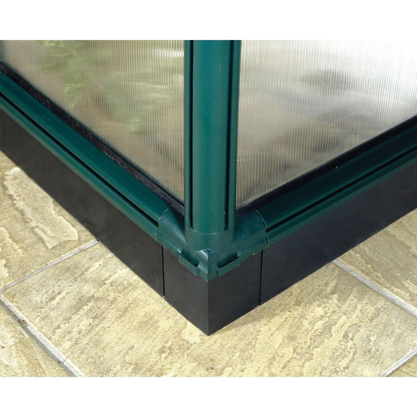 Palram - Canopia | 8x8 Ft Prestige Diffused Greenhouse Kit Package - Green With 6mm Twin-wall Polycarbonate Glazing - HG7308