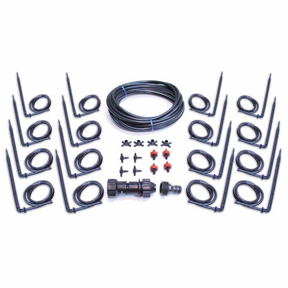 Palram - Canopia | 8x8 Ft Prestige Diffused Greenhouse Kit Package - Green With 6mm Twin-wall Polycarbonate Glazing - HG7308