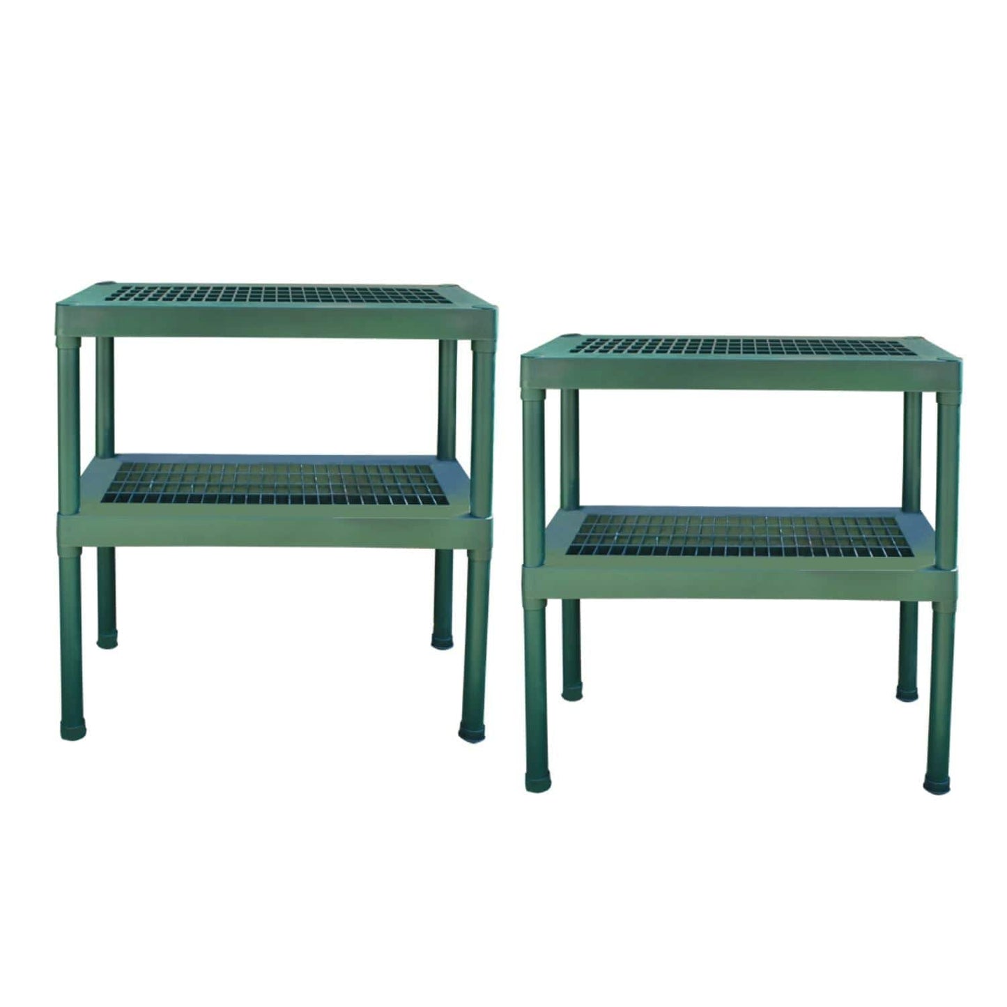 Palram - Canopia | 8x8 Ft Prestige Diffused Greenhouse Kit Package - Green With 6mm Twin-wall Polycarbonate Glazing - HG7308