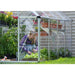 Palram Canopia | Snap & Grow Greenhouse Kit 6ft Wide Silver With 0.8mm Polycarbonate Glazing - HG6008