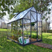 Palram Canopia | 6x10 Ft Hybrid Greenhouse Kit - Gray With 0.8mm Polycarbonate Glazing - HG5510Y