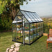 Palram Canopia | 6x10 Ft Hybrid Greenhouse Kit - Gray With 0.8mm Polycarbonate Glazing - HG5510Y