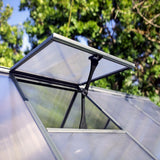 Palram Canopia | 6x4 Ft Hybrid Greenhouse Kit Gray With 0.8mm Polycarbonate Glazing - HG5504Y