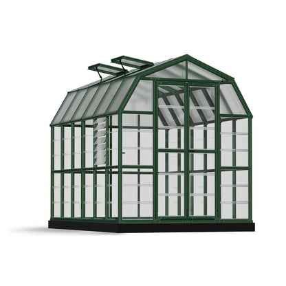 Palram - Canopia | Prestige 8x12 ft Clear Greenhouse Kit Package With 0.8mm Polycarbonate Glazing - HG7312C