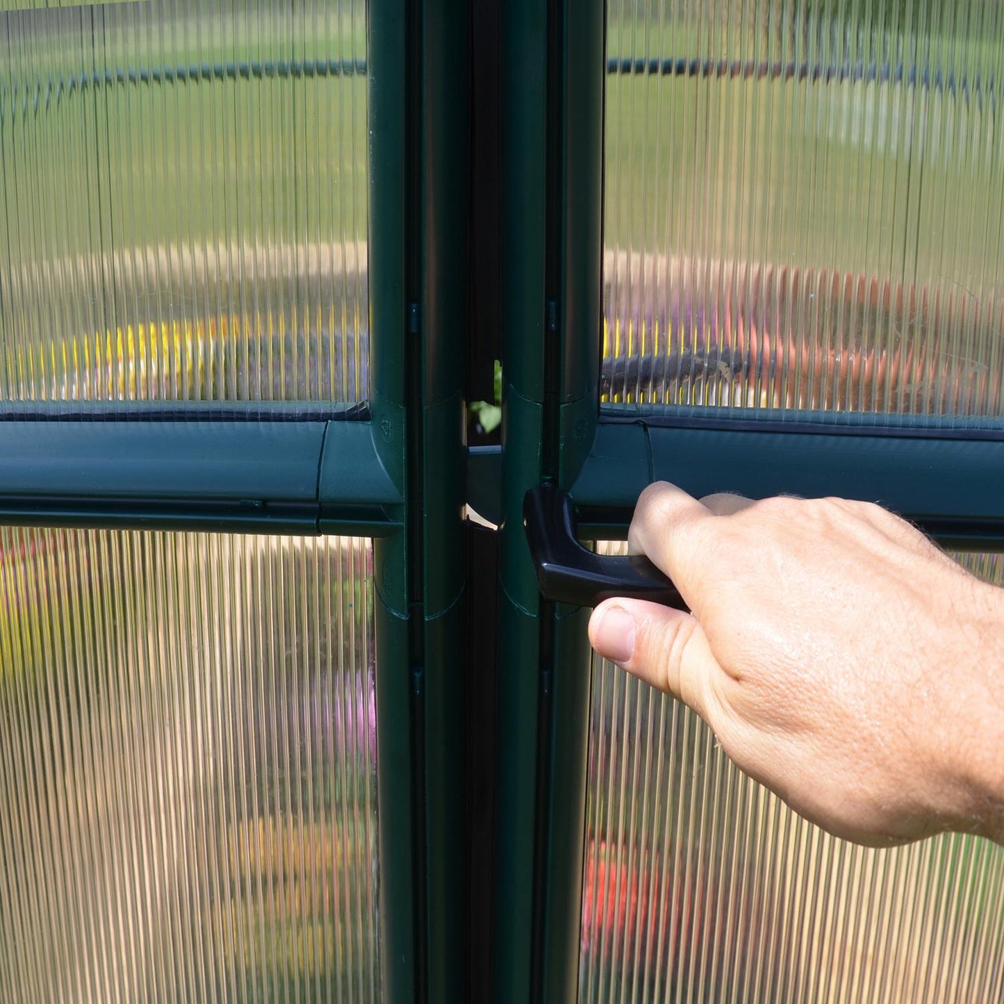 Palram - Canopia | Prestige 8x12 ft Twin Wall Greenhouse Kit Package With 6mm Twin-wall Polycarbonate Glazing