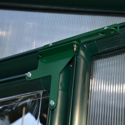 Palram - Canopia | Prestige 8x16 ft Clear Greenhouse Kit Package with 0.8mm Polycarbonate Glazing - HG7316C