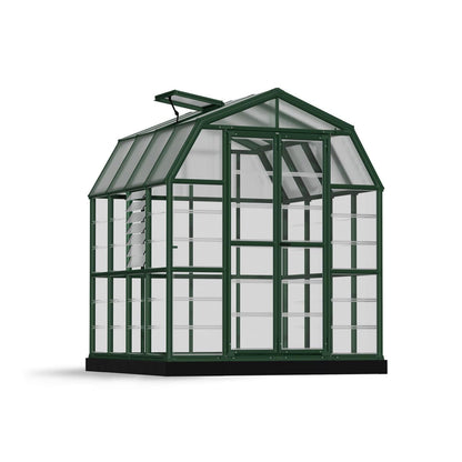 Palram - Canopia | Prestige 8x8 ft Clear Greenhouse Kit Package With 0.8mm Polycarbonate Glazing - HG7308C