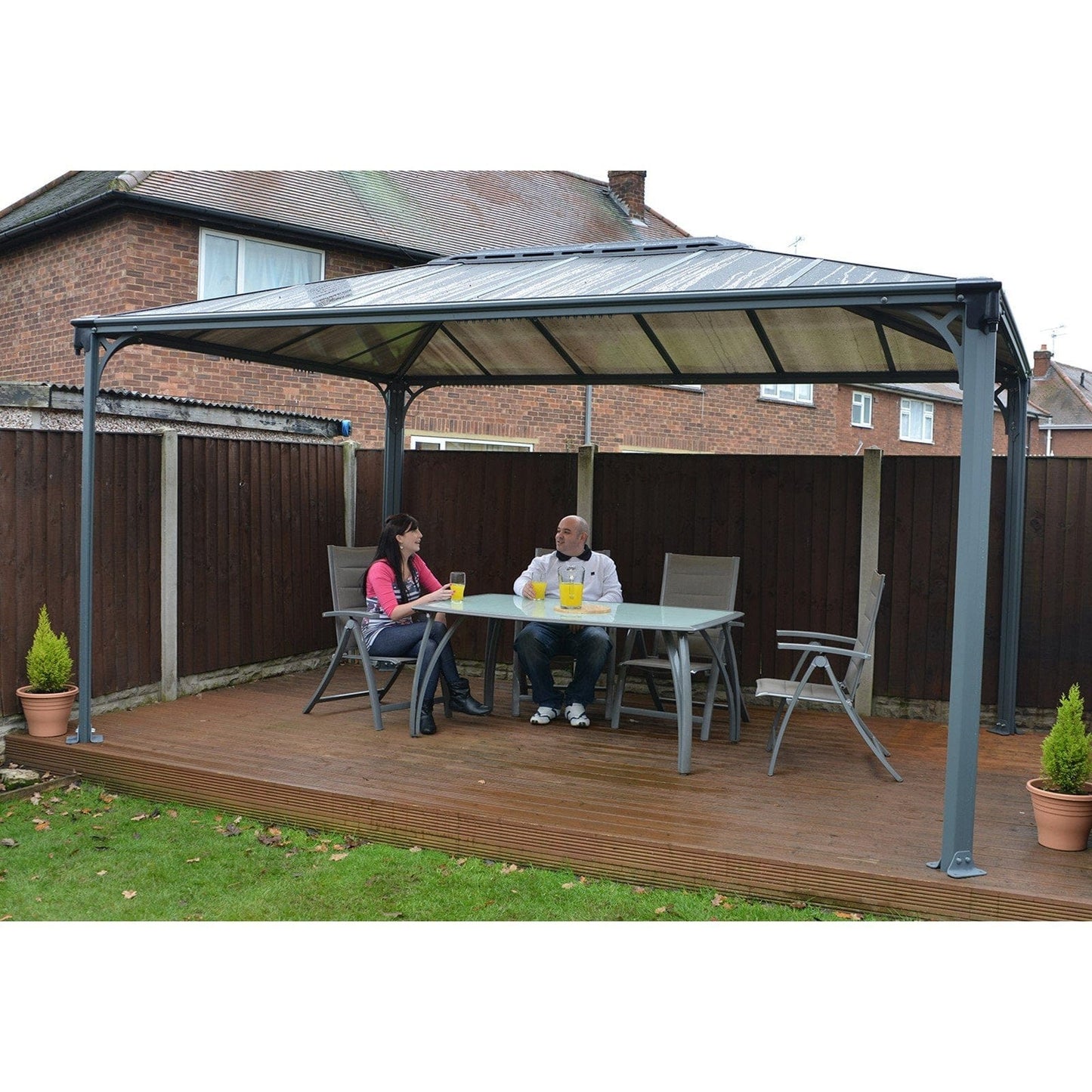 Palram - Canopia | Martinique 10' x 14' Garden Gazebo - HG9170