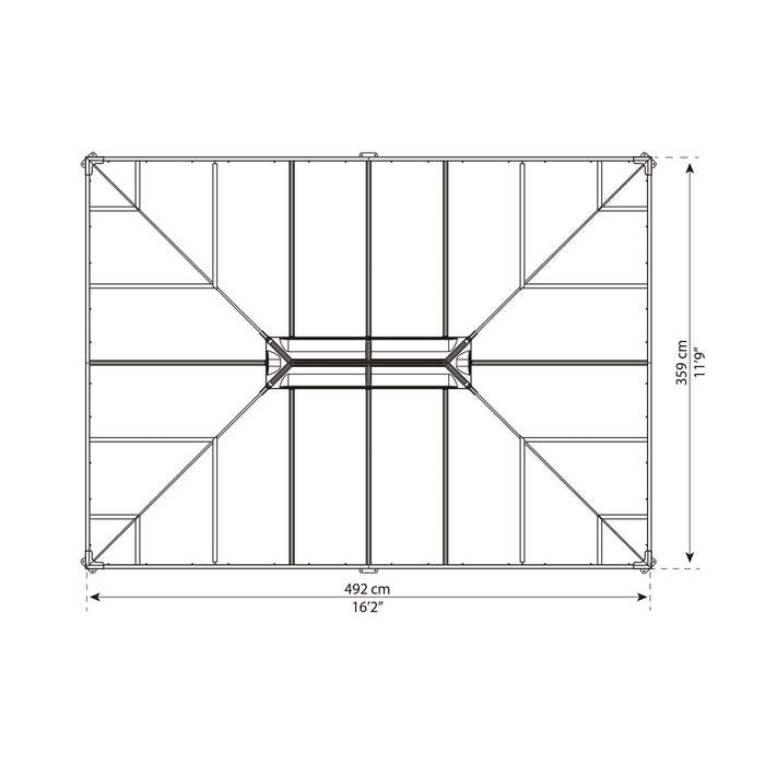 Palram Canopia | Martinique 5000 12' x 16' Garden Gazebo - HG9171