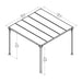 Palram Canopia | Milano 3000 10' x 10' Gazebo - HG9172