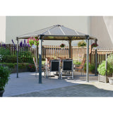 Palram Canopia | Monaco Hexagon Garden Gazebo 13'X15' - HG9160