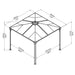 Palram Canopia | Palermo 3000 Gazebo - HG9150