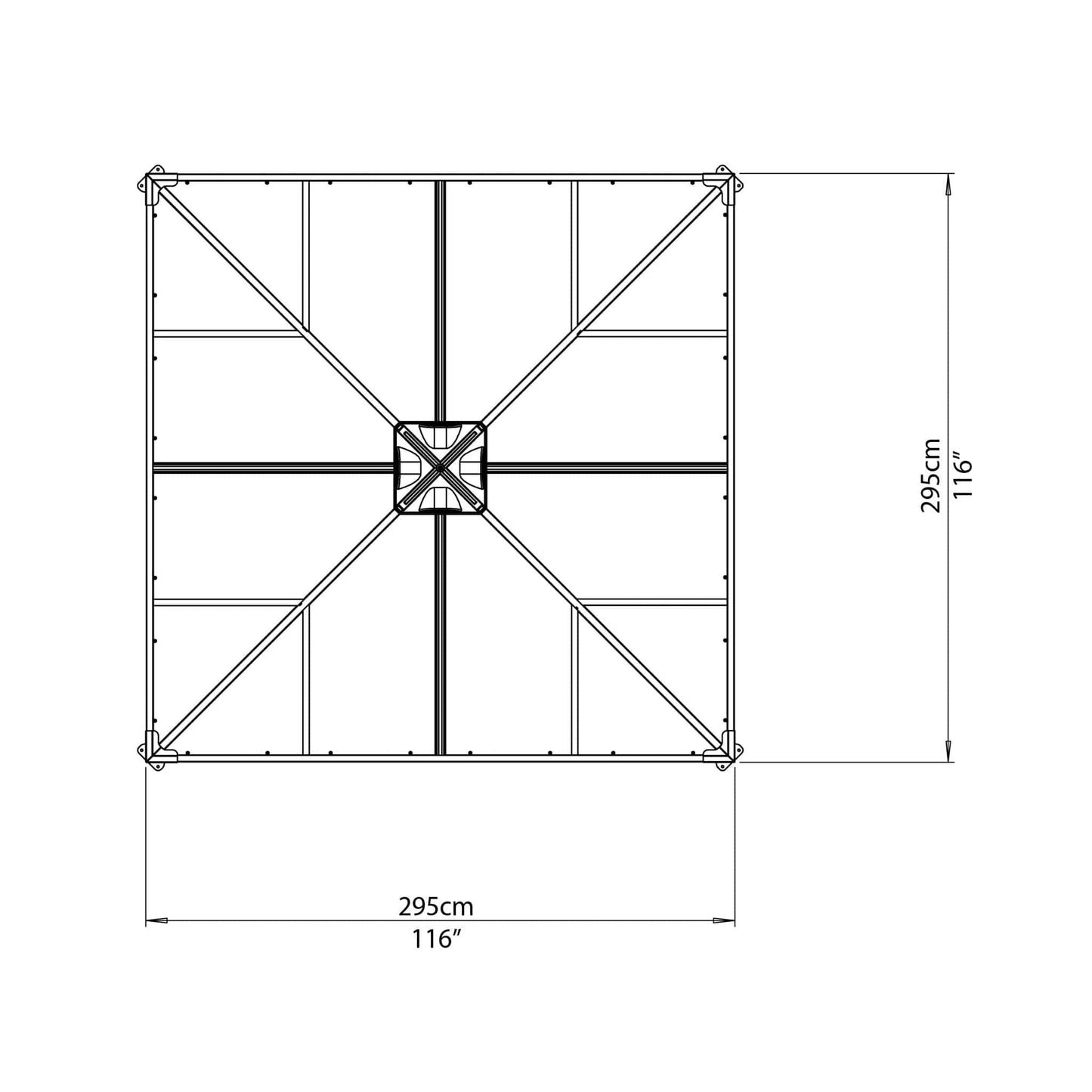 Palram - Canopia | Palermo Gazebo - HG9150