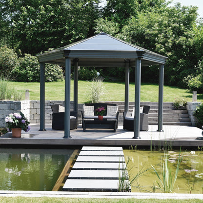 Palram - Canopia | 12x14 ft Roma Garden Gazebo - HG9180