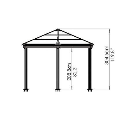 Palram - Canopia | 12x14 ft Roma Garden Gazebo - HG9180