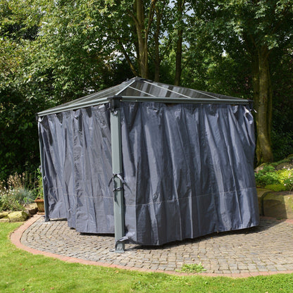 Palram - Canopia | Palermo 4300 Gazebo Curtain set - 4 piece - HG1062