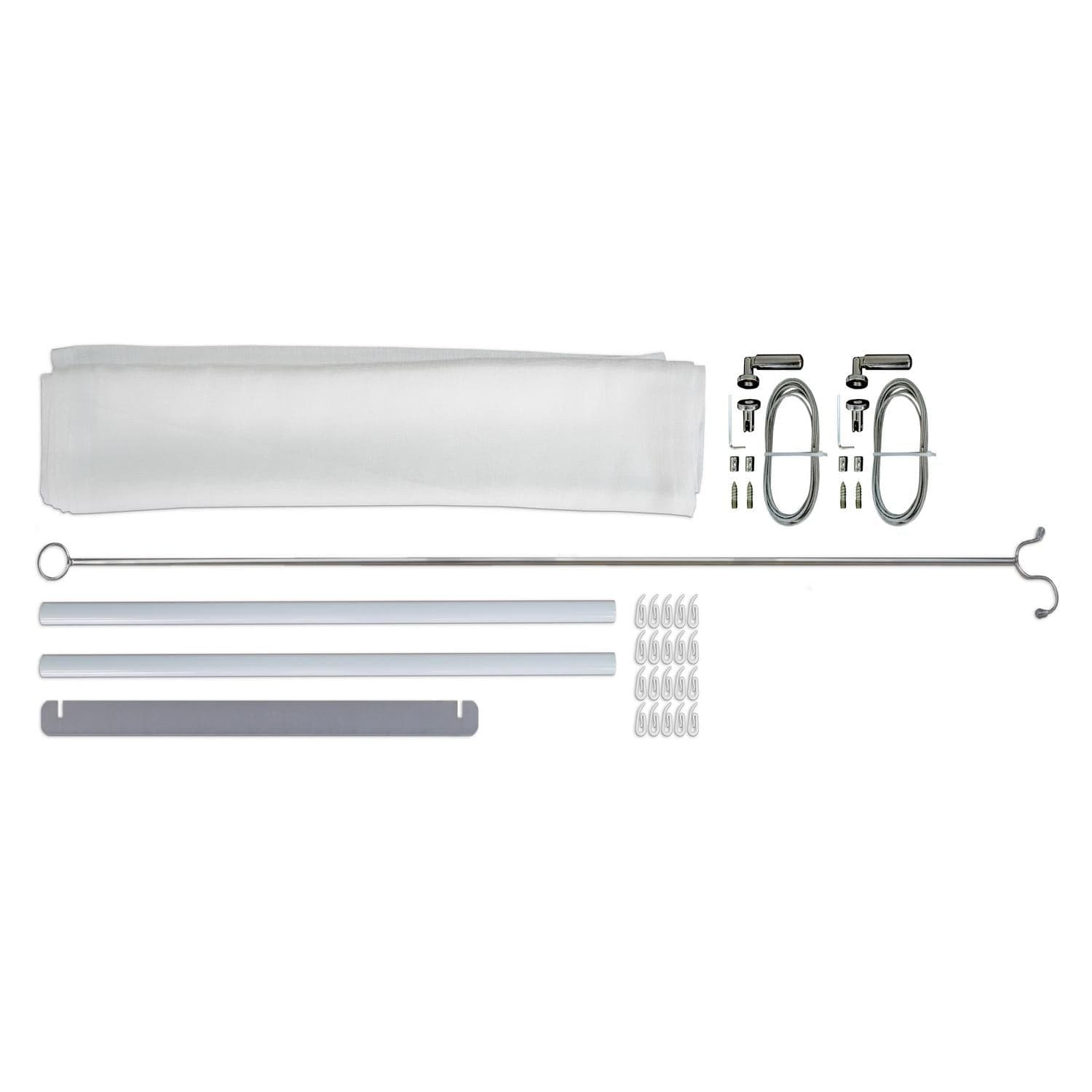 Palram Canopia | Patio Cover Blinds 10x24 ft - White - HG1075