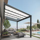 Palram Canopia | 11x24 ft Stockholm Patio Cover Roof Blinds - HG1095