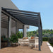 Palram Canopia | Stockholm 11x26 ft Patio Cover Gray/Clear - HG9464