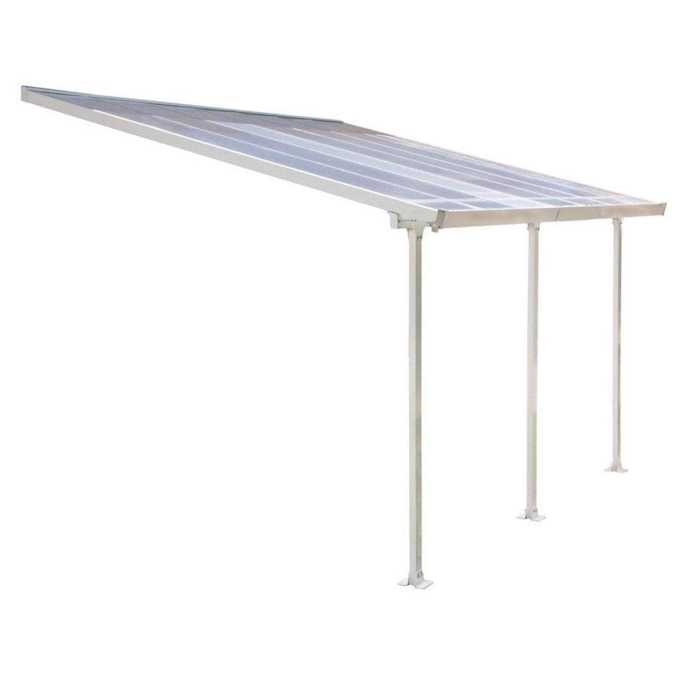 Palram Canopia | 13 ft Wide Feria Patio Cover White Clear - HG9214