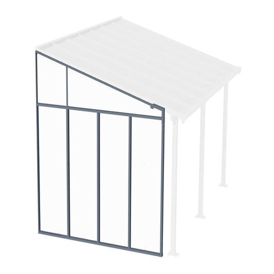 Palram Canopia | Feria 13 ft Patio Cover Sidewall Kit White - HG9205