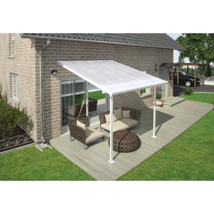 Palram Canopia | 10 ft Wide Feria Patio Cover White - HG9310