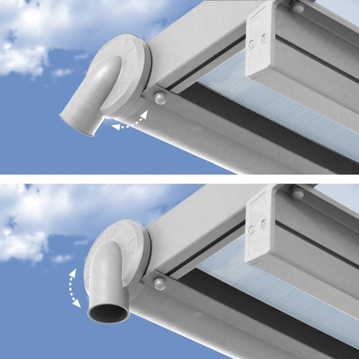 Palram - Canopia | Olympia Patio Cover - White - HG8810W
