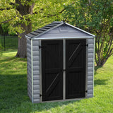 Palram Canopia | SkyLight Storage Shed 6' Wide - Gray - HG9603GY