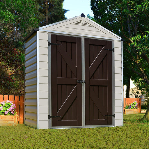 Palram Canopia | SkyLight Storage Shed 6' Wide Tan - HG9603T