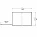 Palram Canopia | SkyLight 4' x 6' Lean-To Storage Shed Gray - HG9600T