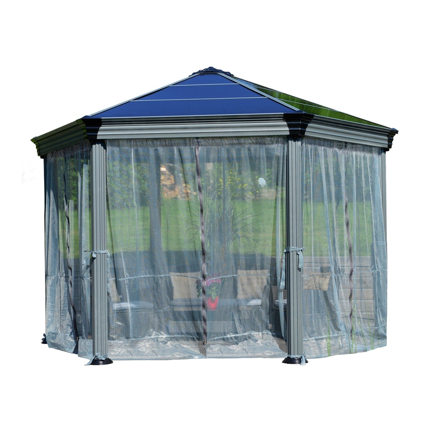 Palram - Canopia | Roma Gazebo Netting set - 6 Piece - HG1058