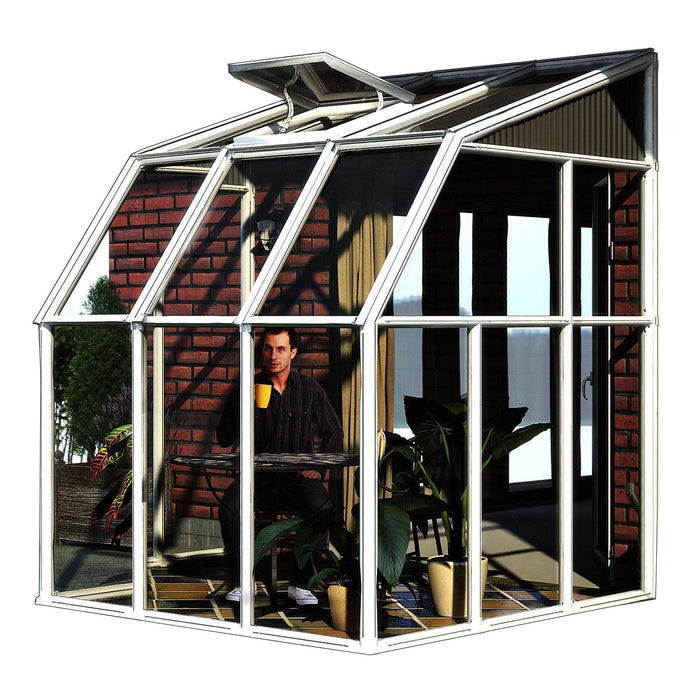 Palram Canopia | Sun Room Six Sunroom Enclosure, Lean To Greenhouse Kit - HG7506