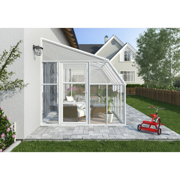 Palram Canopia | Sun Room Eight Sunroom Enclosure Lean To Greenhouse Kit - HG7608