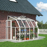 Palram Canopia | Sun Room Six Sunroom Enclosure, Lean To Greenhouse Kit - HG7506