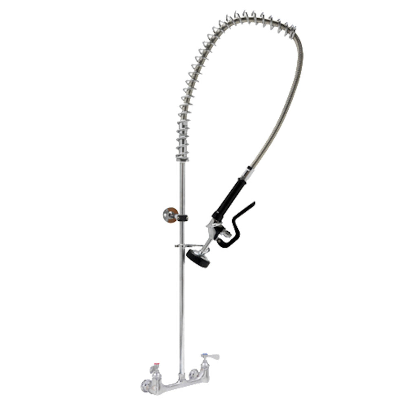 John Boos PB-PRW-1LF Pre-Rinse Faucet Assembly with Spring Action Gooseneck - JBPBPRW1LF