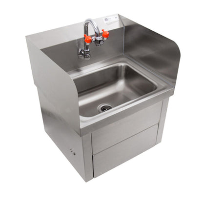 John Boos PBHS-W-1410-KV1APS-EW Hand Sink with Eye Wash - JBPBHSWKV1APSEW