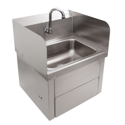 John Boos PBHS-W-1410-KV1APS Wall Mount Hand Sink - JBPBHSWKV1APS