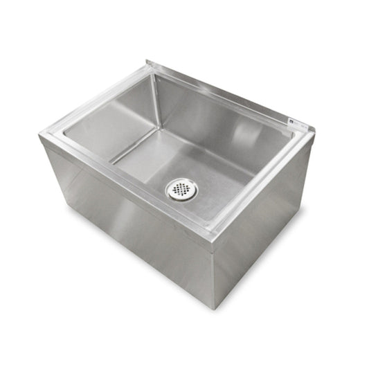 John Boos PBMS2424-6 Floor-Mounted Mop Sink - JBPBMS24246