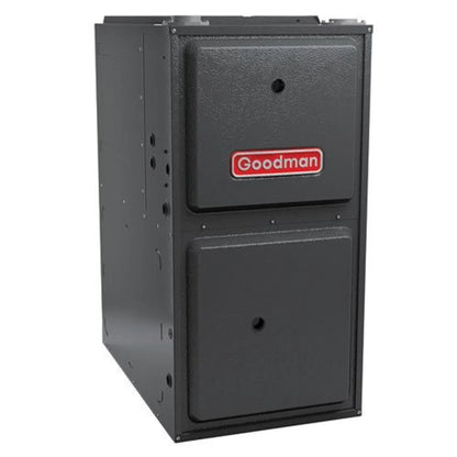 Goodman - 1.5 Ton/60,000 BTU 96% AFUE Gas Furnace and Air Conditioner System - Horizontal - 13.4 SEER2 - R32 - GLXS3BN1810 / CHPTA2426B3 / GCVC960603BN