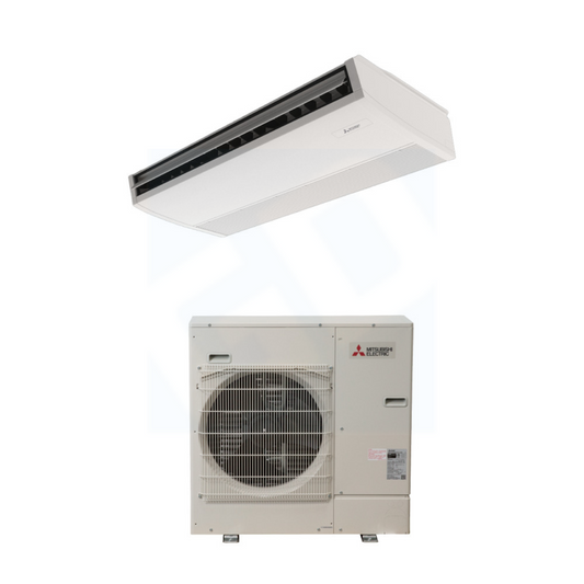 Mitsubishi  24,000 BTU 20.2 SEER2 Ceiling Suspended Heat Pump System - R454B - PCAAK24NL/PUZAH24NL