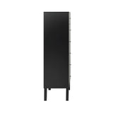 Prepac Milo Mid-Century Tall 6 Drawer Chest - Available in 4 Colors - BDBH-1410-1