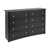 Prepac Sonoma 8-Drawer Dresser - Available in 5 Colors - BDC-6338
