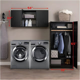 Prepac Elite 86" 2 Piece Storage Cabinet Set E - Available in 3 Colors - BRSX-1014-2M