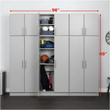 Prepac Elite 96" 6 Piece Storage Cabinet Set D - Available in 4 Colors - BRSX-1013-6M
